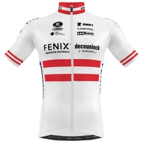 Cykeltrøje 2024 Fenix-Deceuninck Hvid
